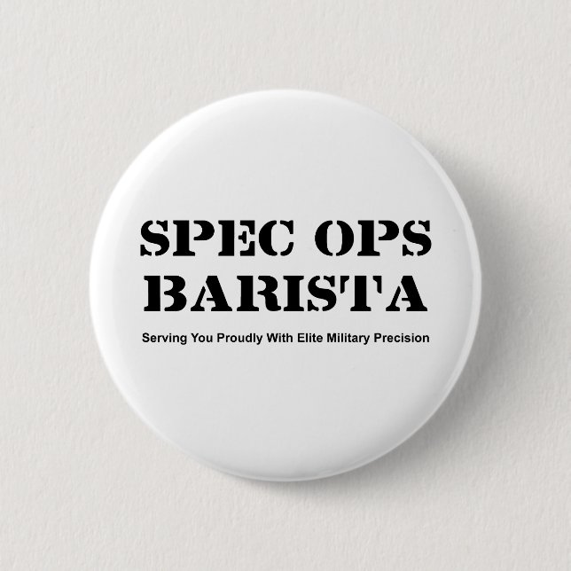 Spezifikt. Ops Barista Button (Vorderseite)