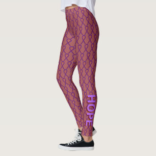 Spezifische Leggings für Burgund und Lila Bewussts