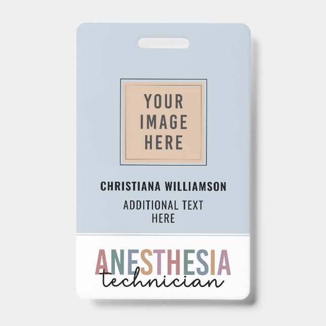 Spezifischer Anästhetiker Retro Anästhetiker Tech Ausweis (Vorderseite)