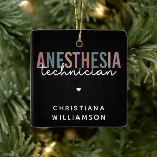 Spezifischer Anästhetiker Retro Anästhetiker Tech Keramikornament