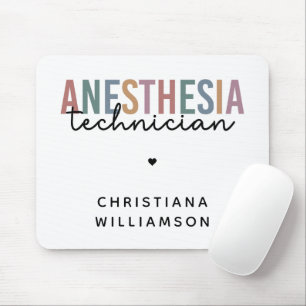 Spezifischer Anästhetiker Retro Anästhetiker Tech Mousepad
