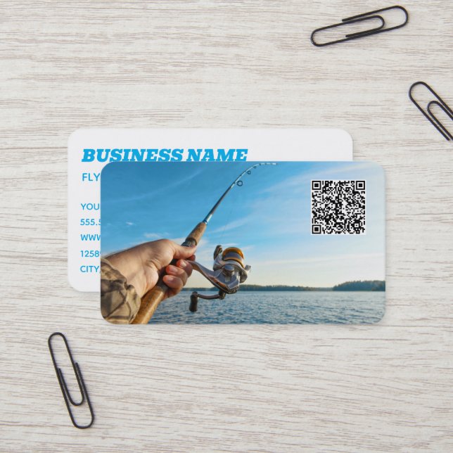 Spezifischer QR-Leitfaden Visitenkarte (Vorderseite/Rückseite Beispiel)