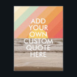 Spezifisches Angebot für die Retro Ocean Landschaf Postkarte<br><div class="desc">Erstellen Sie Ihre eigene Anführungskarte mit personalisiertem Text auf einem Hintergrund im Retro-Ozean.</div>