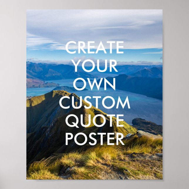 Spezifisches Angebot für Naturlandschaften Poster (Vorne)