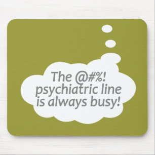 Spezifisches Farbmousepad der psychiatrischen Lini Mousepad