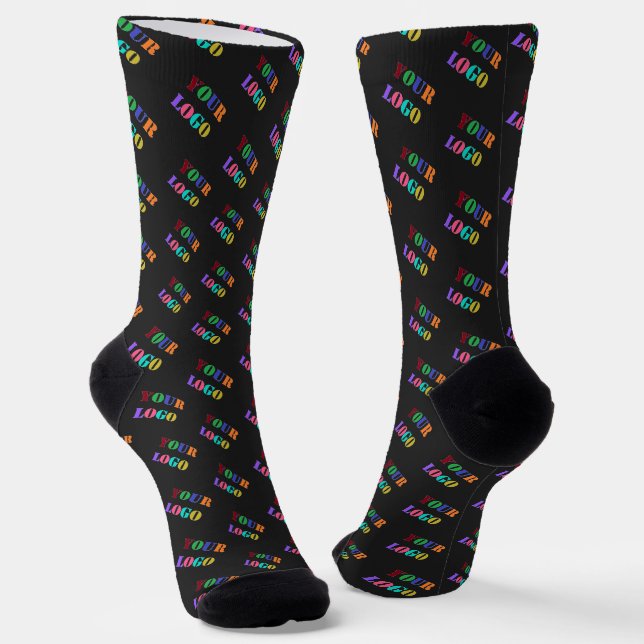 Spezifisches Geschenk für Ihr Firmenlogo Socken (Gewinkelt)
