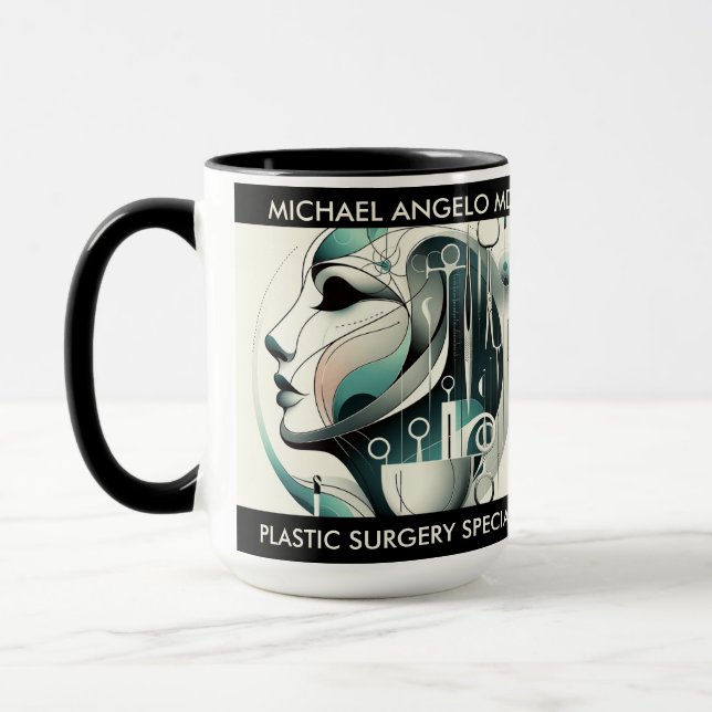 Spezifisches Geschenk für Plastikchirurgen Tasse (Links)