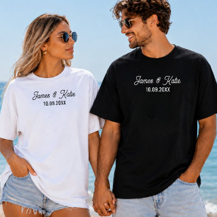 Spezifisches Jubiläum für Paare T-Shirt
