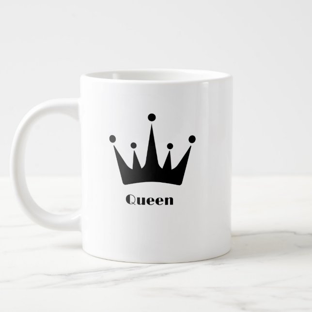 Spezifität für das benutzerdefinierte Bild von Que Jumbo-Tasse (Links)