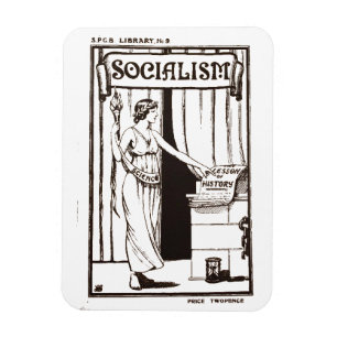 SPGB Bibliothek keine (1920) Flugschriftabdeckung Magnet