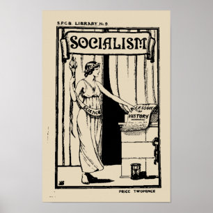 SPGB Bibliothek keine (1920) Flugschriftabdeckung Poster
