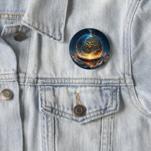 Sphäre des Lebens – Der goldene Weltenbaum. Button