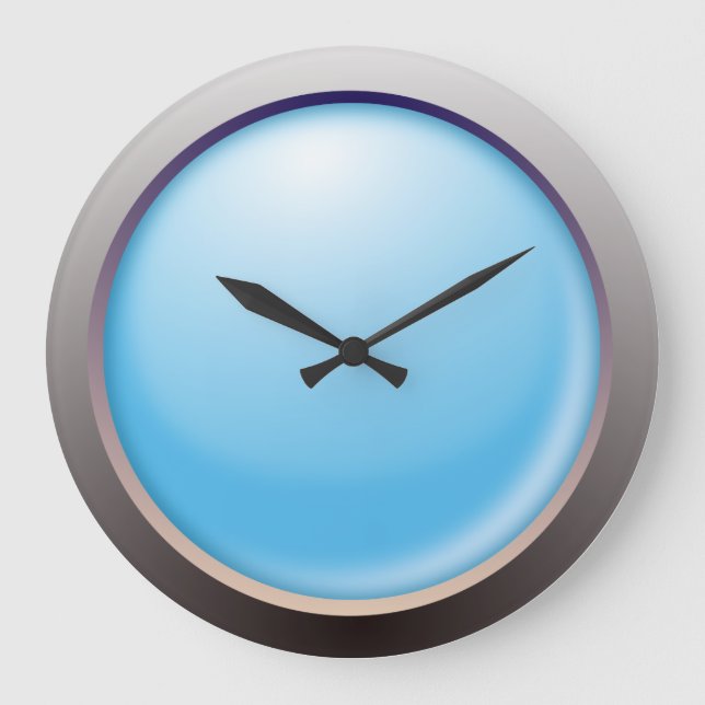 Sphere Framed Große Wanduhr (Vorderseite)