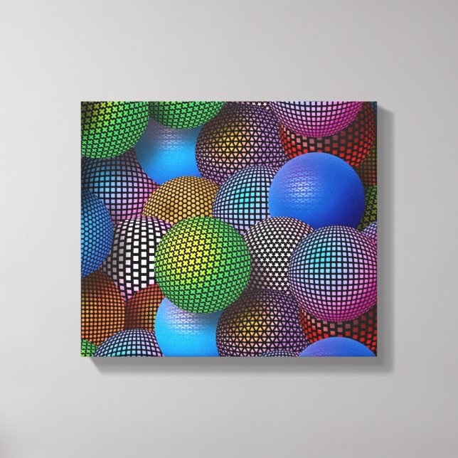 Spheres Leinwanddruck (Vorderseite)