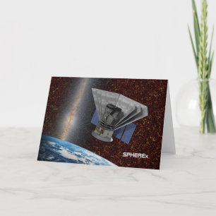 SPHEREx Galaxy Hunter Spacecraft Karte