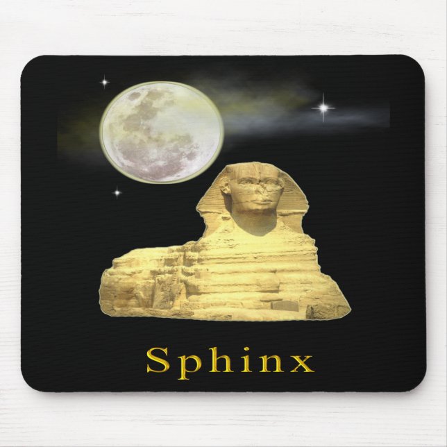 Sphinx am nächtlichen Mousepad (Vorne)
