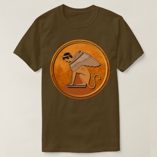 Sphinx Ancient Griechenland T-Shirt (Design vorne)