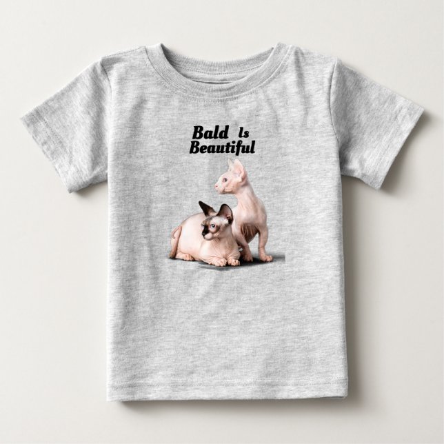 Sphinx Cat- Bald ist schön- Baby-Shirt Baby T-shirt (Vorderseite)