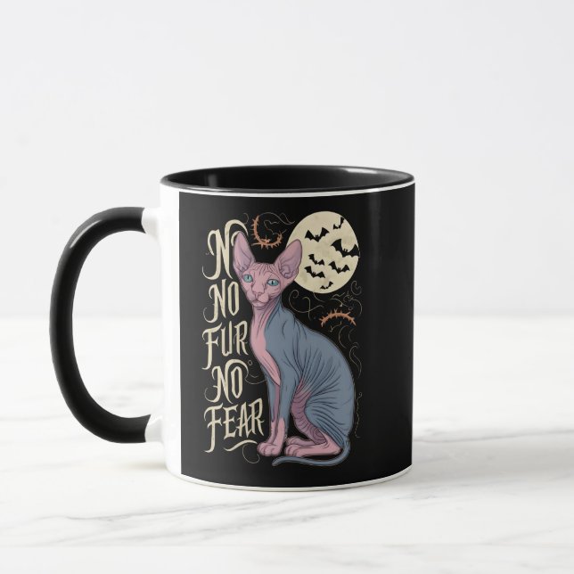 Sphinx Cat Horror Stories Tasse (Links)