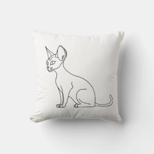 Sphinx Draw Cushion Kissen