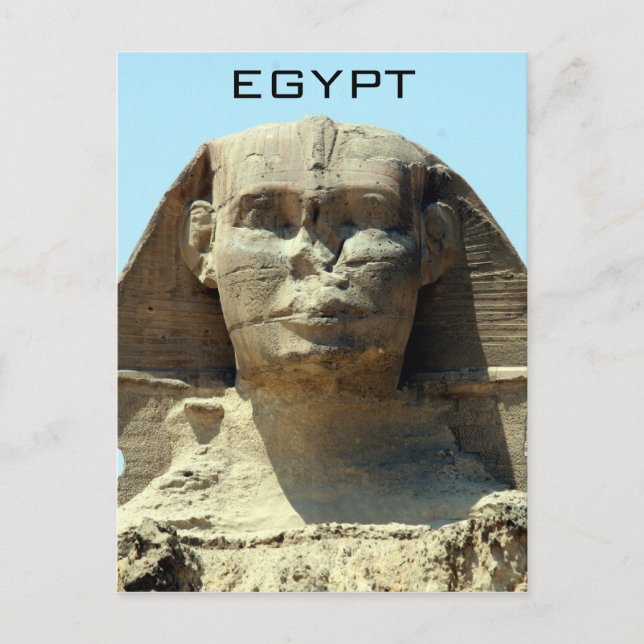 Sphinx-Gesichtsnebel Postkarte (Vorderseite)