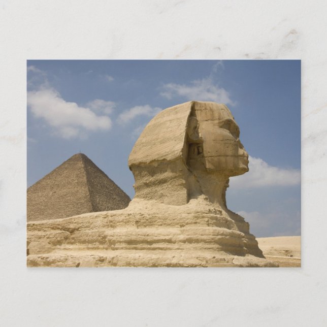 Sphinx, Gizeh, Al Jizah, Ägypten Postkarte (Vorderseite)