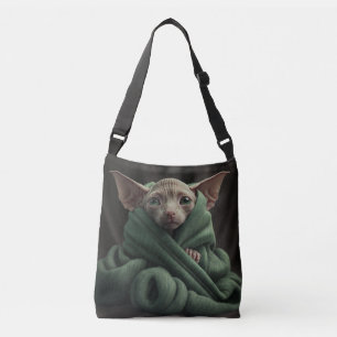 SPHINX HAIRLESS CAT-PURS, ALLE ÜBER DRUCKEN TASCHE