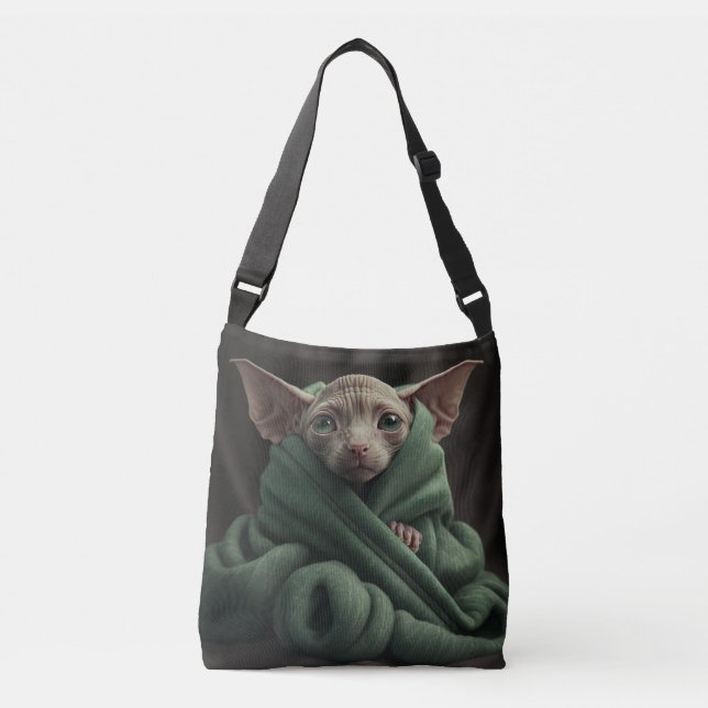 SPHINX HAIRLESS CAT-PURS, ALLE ÜBER DRUCKEN TASCHE (Vorderseite)