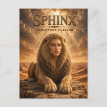 Sphinx Kalksteinplateau Dark Cinema