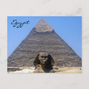 Sphinx khafre postkarte