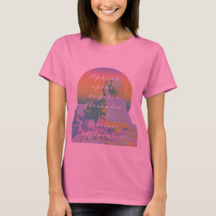 Sphinx Latein Zitat Farbverlauf Kunst T-Shirt