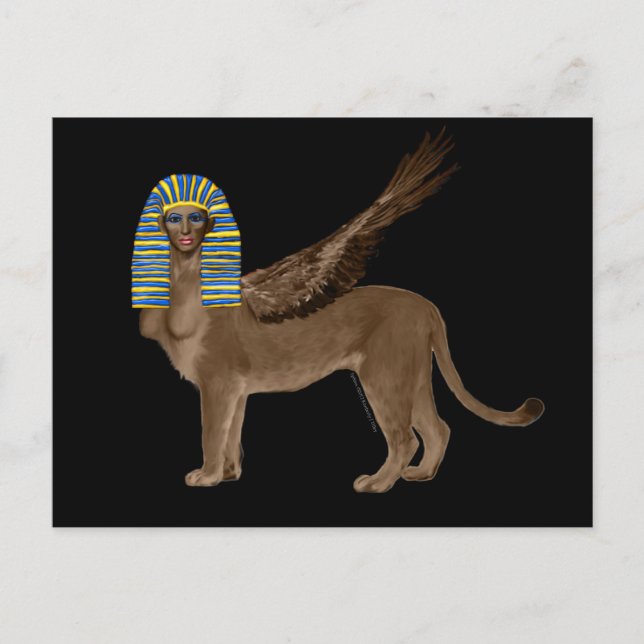 Sphinx Postkarte (Vorderseite)