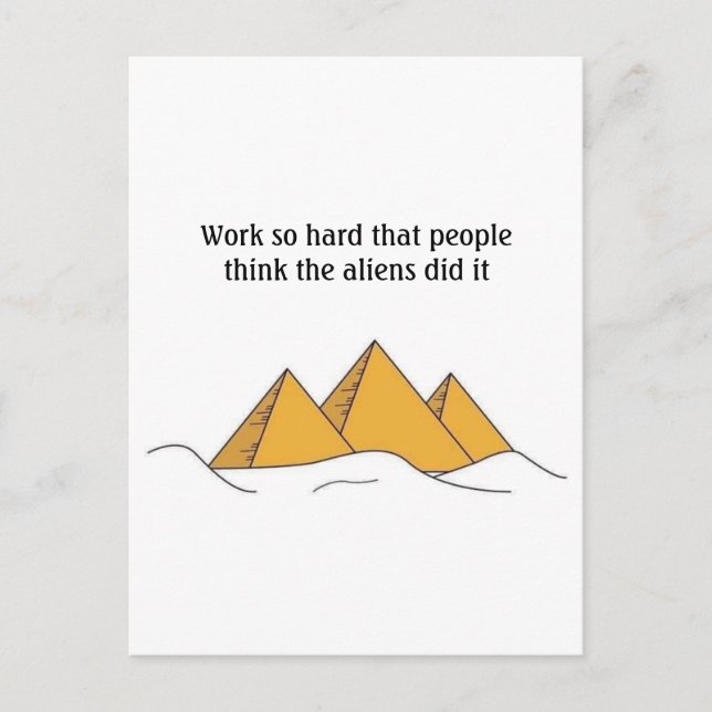 Sphinx Pyramids Antient Ägypten Khufu Pharoah Postkarte (Vorderseite)