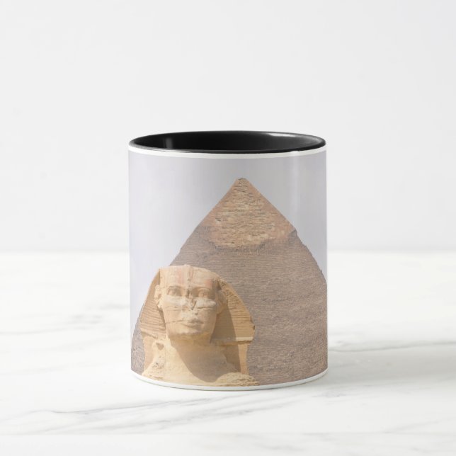 Sphinx Pyramids Antient Ägypten Khufu Pharoah Tasse (Zentrum)