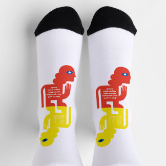 Sphinx-Rätsel Lateinische Figurenkunst Socken