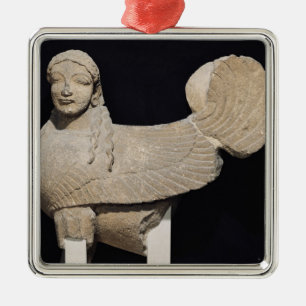 Sphinx Silbernes Ornament