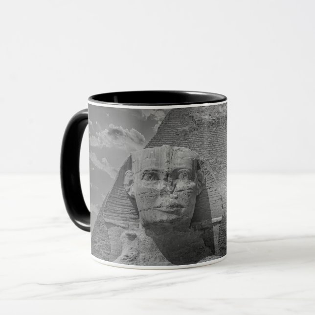SPHINX UND PYRAMID TASSE (Vorderseite Links)
