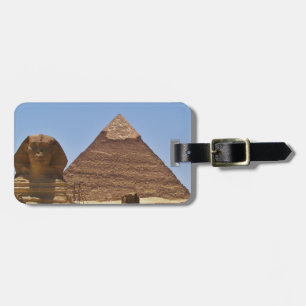 Sphinx und Pyramide Gepäckanhänger