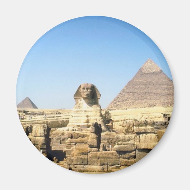 Sphinx und Pyramide Magnet (Vorne)