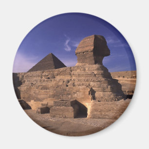 Sphinx und Pyramiden in Giseh Kairo Ägypten Magnet
