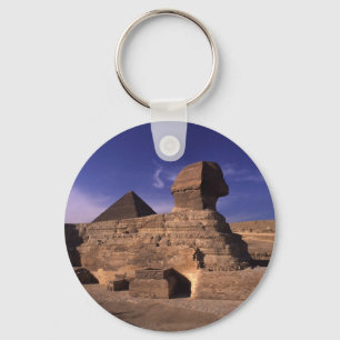 Sphinx und Pyramiden in Giseh Kairo Ägypten Schlüsselanhänger