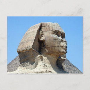 Sphinxprofil Postkarte