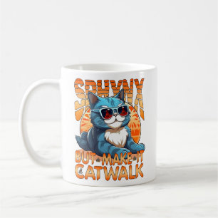 Sphynx, aber machen Sie es Catwalk Kaffeetasse