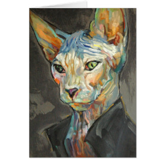 Sphynx avec manteau