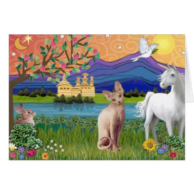 Sphynx Cat 1 - Fantasy Land (Vorderseite (Horizontal))