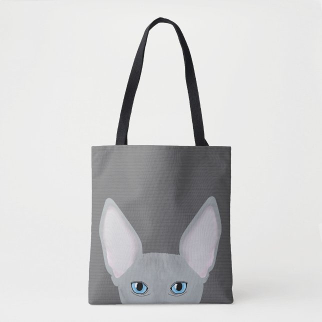 Sphynx Cat Allover Tote Bag Tasche (Vorderseite)