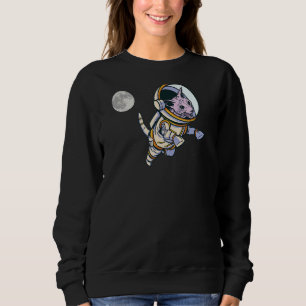 Sphynx Cat Astronaut Space Cat Spacial Stil Sweatshirt
