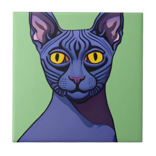 Sphynx Cat Fliese
