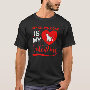 Sphynx Cat ist mein Valentine Funny Heart Sphynx C T-Shirt
