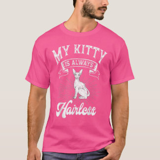Sphynx Cat Kitty immer haarlose Tierzucht Pe T-Shirt
